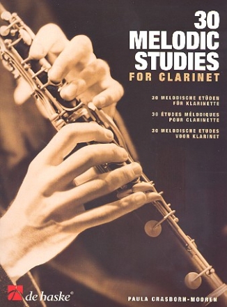 30 melodic Studies  for clarinet
