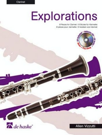 Explorations (+CD) 8 pieces for clarinet