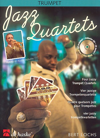 Jazz quartets (+CD) for 4 trumpets score and parts