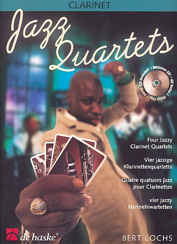 Jazz quartets (+CD): for 4 clarinets score and parts