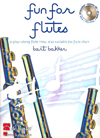 Fun for flutes (+Online-Audio)   for 3 flutes score and parts