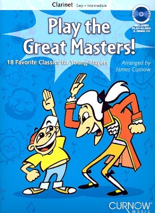 Play the great Masters (+CD) for clarinet