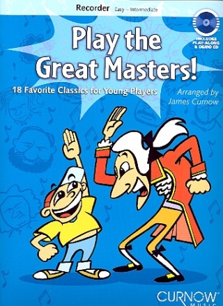 Play the great Masters (+CD) for recorder