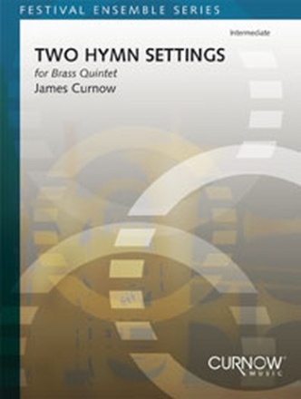 2 Hymn Settings for 2 trumpets, horn in F, trombone and tuba,  score and parts