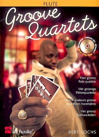 Groove Quartets (+CD) for 4 flutes score and parts