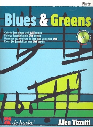 Blues & Greens (+CD): fr Flte