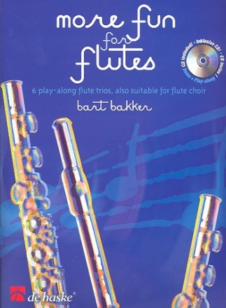 More Fun for Flutes (+CD) for 3 flutes score and parts