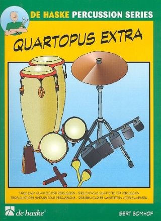 Quartopus extra fr 4 Perkussionisten Partitur und Stimmen