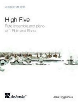 High Five fr 1-5 Flten und Klavier Partitur und Stimmen