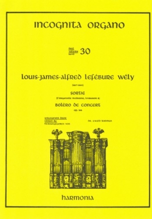 Sortie et Bolero de concert op.166 pour orgue