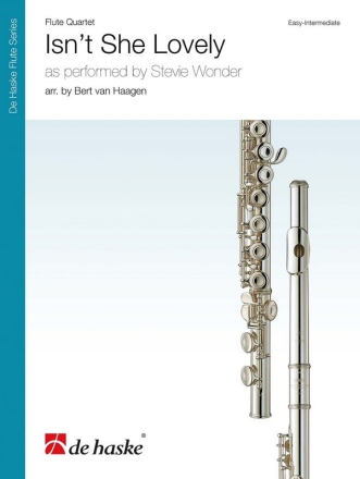 Isn't she lovely: for 4 flutes score and parts