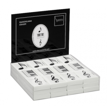 Radiergummibox sortiert (36 Stk) 14,5x14,5x3cm