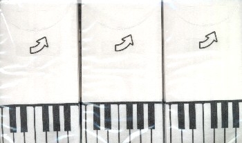 Papiertaschentcher Tastatur (10 Stk) 10 Stck