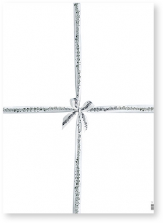 Geschenkpapier Notenzeile/Masche 50x70cm