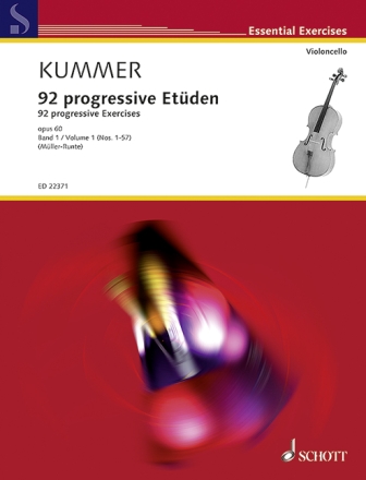 92 progressive Et�den op.60 Band 1 (Nr.1-57) f�r Violoncello