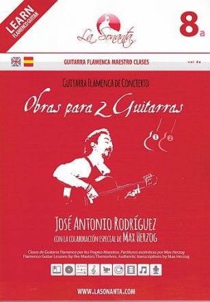 Obras para 2 guitaras vol.A and vol.B (+2 DVD's) for guitar/tab (sp/en) Set (2 scores +2 DVD's)