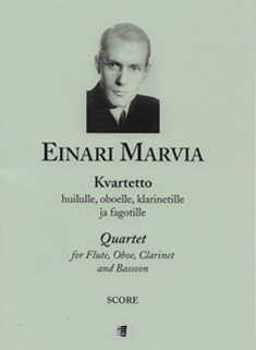 QUARTET  FOR FLUTE, OBOE, CLARINET AND BASS0ON, SCORE