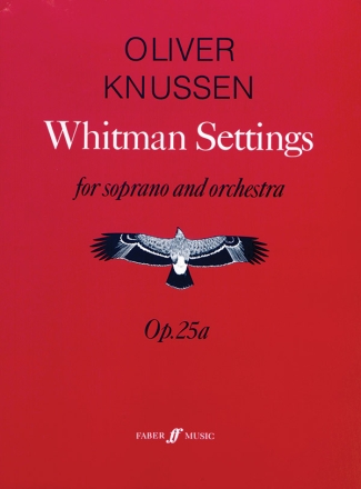 Whitman Settings op.25a for soprano and orchestra score