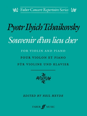 Souvenir d'un lieu cher for violin and piano