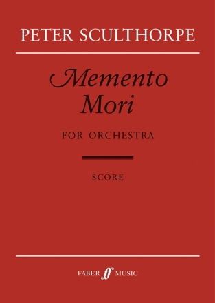 Memento mori for orchestra score