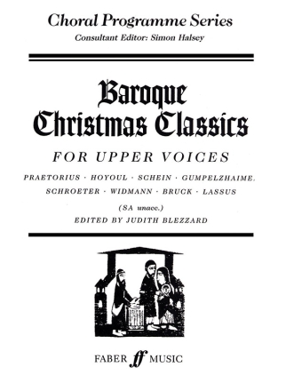 Baroque Christmas Classics for upper voices a cappella score