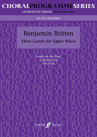 3 Carols for female chorus a cappella (one with piano) (alto solo ad lib) score (en)