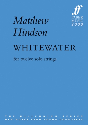 Whitewater for 12 solo strings score