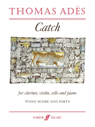 Catch op.4 for clarinet, violin, cello and piano piano score+parts