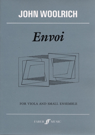 Woolrich, John Envoi for viola & small ensemble (score)  Scores