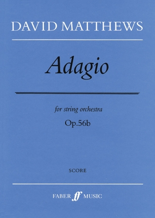 Adagio for string orchestra (score)  Scores