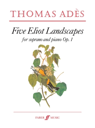 5 Eliot Landscapes op.1 for soprano and piano score