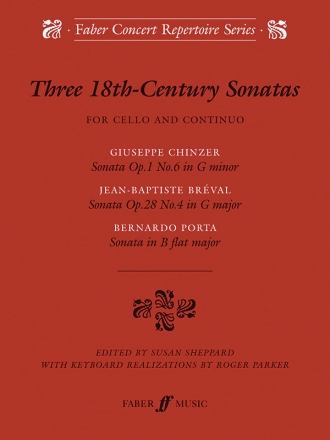 3 18th Century Sonatas  for cello and bc