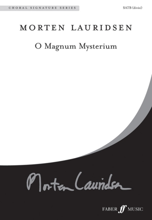 O magnum Mysterium for mixed chorus a cappella score (piano for rehearsal only)