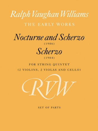 Nocturne and Scherzo  and Scherzo for 2 violins, 2 violas and cello,  parts