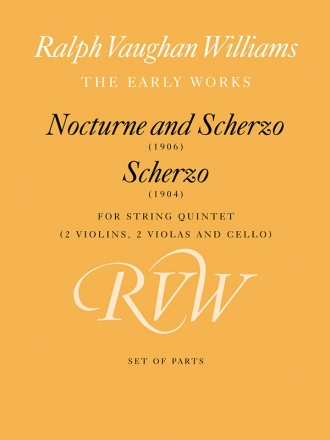 Nocturne and Scherzo  and Scherzo for 2 violins, 2 violas and cello,  parts