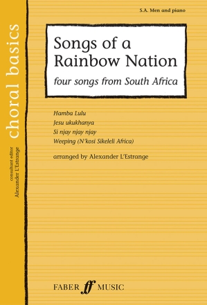 Songs of a Rainbow Nation for mixed chorus (SAM) and piano score