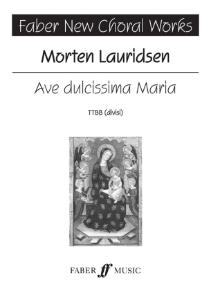 Ave dulcissima Maria for male chorus a cappella (piano for rehearsal only) score