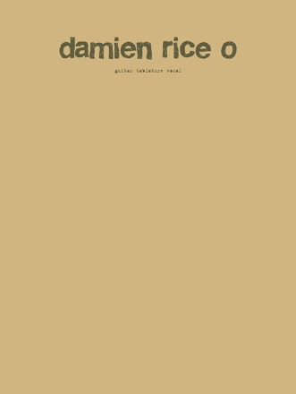 Damien Rice: O songbook vocal/guitar/tab