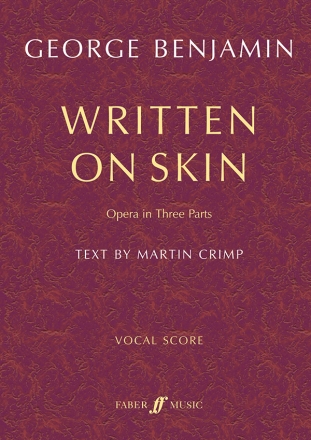 Written on Skin vocal score