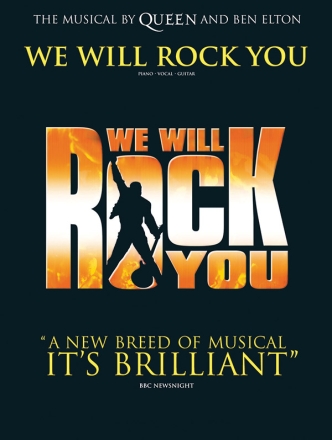 We will rock you (Musical) songbook piano/vocal/guitar
