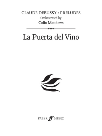 Debussy, C (arr.Matthews,C) La Puerta del Vino (Prelude 12)  Scores