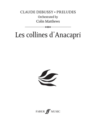 Debussy, C (arr.Matthews,C) Les collines d'Anacapri (Prelude 17)  Scores