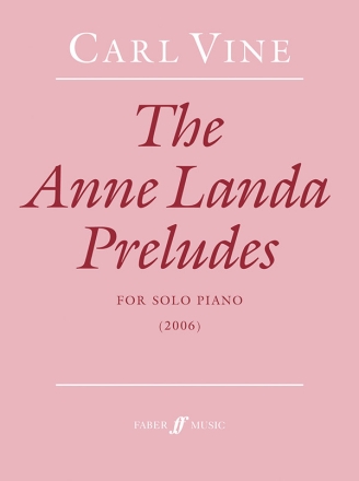 The Anne Landa Preludes for piano