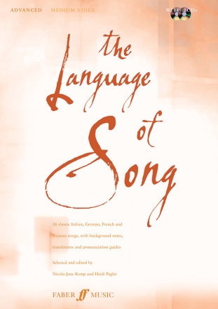 Language of Song (+2CD's) - Advanced for medium voice and piano