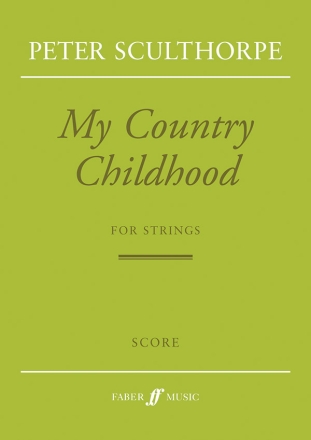 My Country Childhood for strings (quintet or orchestra) score