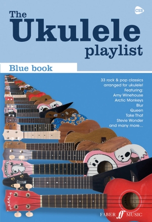 The Ukulele Playlist  - blue book: lyrics/strumming patterns/chords Songbook
