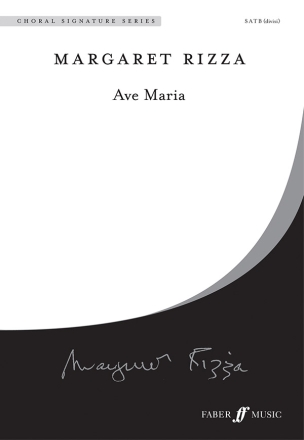 Rizza, Margaret Ave Maria. SATB unacc. (CSS)  Choral Signature Series