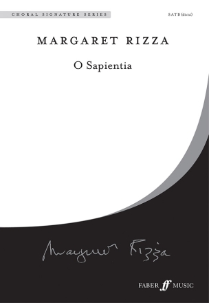 Rizza, Margaret O Sapientia. SATB unacc. (CSS)  Choral Signature Series