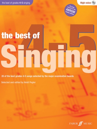 Best of Singing Grade 4-5 (+CD) for high voice and piano