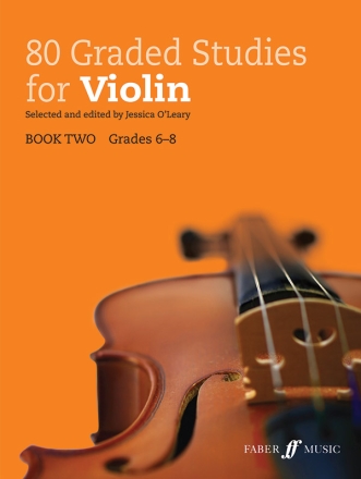 80 graded Studies vol.2 Grade 6-8 for violin